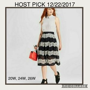 💕💕HP! Plus Who What Wear skirt NWOT